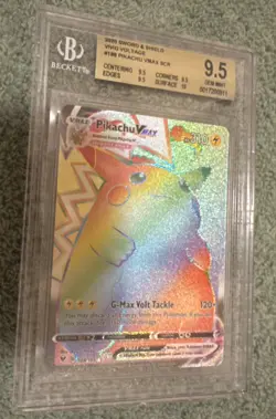 2020 Pokemon Vivid Voltage Pikachu VMAX 188/185 Secret Rare BGS 9.5 - Image 1