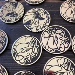 Pokemon TCG 21 Coin Lot tokens, flip coins, POGS In Tin - Image 3