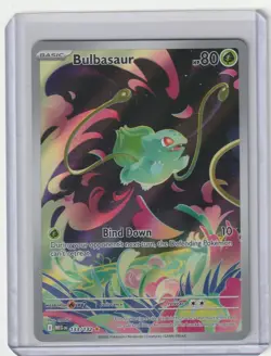 Bulbasaur Mega Evolutions Stamped Pokemon Card 133/132 Mint Condition Near Mint - Image 1