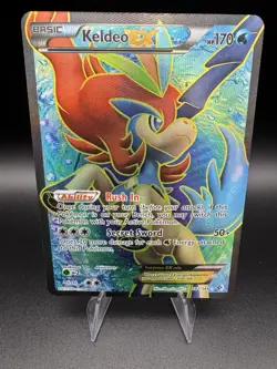 Keldeo EX Full Art 142/149 Pokemon Boundaries Crossed Holo 2012 - Image 1