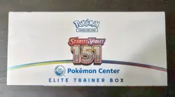 Pokemon TCG Pokemon 151 Pokemon Center Exclusive Elite Trainer Box ETB Sealed - Image 3