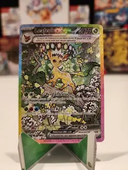 Pokemon Leafeon EX Prismatic Evolutions 144/131 Special Illustration Rare (SIR) - Image 1