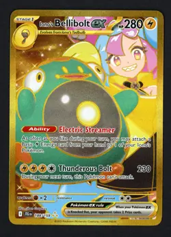 Iono's Bellibolt ex 188/159 Journey Together Hyper Rare Pokemon TCG - Image 1