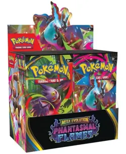 Pokemon TCG Mega Evolution Phantasmal Flames Booster Box Presale (SHIPS 11/14) - Image 1