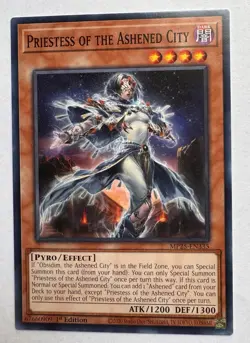 Yugioh - Priestess of the Ashened City - MP25-EN335 - Common - 1st Edition - Image 1