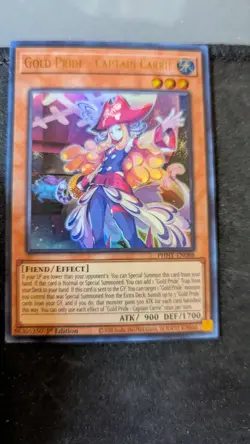 Yugioh Gold Pride - Captain Carrie - PHHY-EN088 - Ultra Rare - 1st NM - Image 1