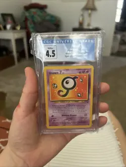 Pokemon TCG Unown J 38/53 Black Star Promo Card - Image 1