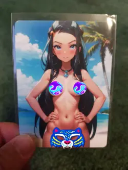 NESSA POKEMON WAIFU ANIME CARD - Image 1