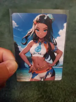 NESSA POKEMON WAIFU ANIME CARD - Image 2