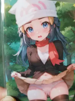 POKEMON CUTE WAIFU ANIME GIRL CARD - Image 3