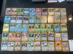 Pokemon Gym Challenge Pokemon Lot of 100 Cards Vintage Vtg Card DUPES - LP TCG - Image 2