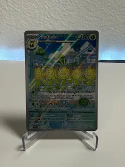 Pokemon Card TCG - Sunflora 169/167 Illustration Rare Twilight Masquerade NM - Image 1