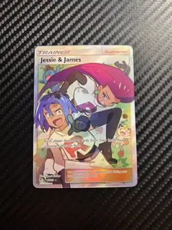 Jesse And James Full Art Trainer Card 68/68 Pokemon TCG Hidden Fates NM - Image 3