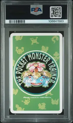 1996 POKEMON GREEN VERSION PLAYING CARDS 9 OF SPADES #133 EEVEE PSA 10 - Image 2