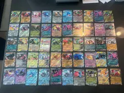 LOT (100) - Pokemon English ALL EX Only TCG Card Game - Image 1