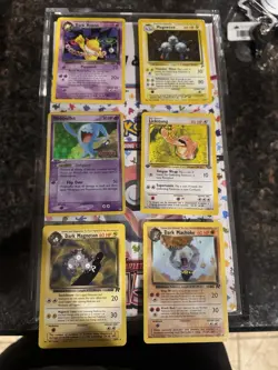 Pokemon Vintage Card Lot (base Set, Team Rocket) LP-HP - Image 1