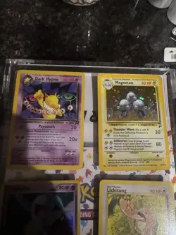 Pokemon Vintage Card Lot (base Set, Team Rocket) LP-HP - Image 3