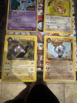 Pokemon Vintage Card Lot (base Set, Team Rocket) LP-HP - Image 5