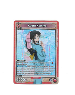 Union Arena Rurouni Kenshin Kaoru Kamiya UE11BT/RNK-1-071 SR Foil Card NM - Image 1