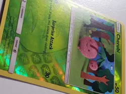 REVERSE HOLO Cherubi 10/156 VLP - Asako Ito Crocheted Ultra Prism Pokemon Card - Image 3