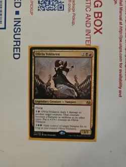 MTG English Olivia Voldaren NM Foil Modern Masters 2017 In Protector Sleeve - Image 1