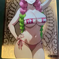 Goddess Story Gold METAL Card - Serial Number #/200! Double Sided Mitsaki Girl - Image 4