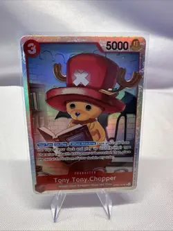 Tony Tony Chopper OP08-007 SR (Super Rare) Two Legends One Piece Card NM English - Image 1