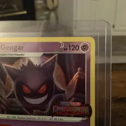 Gengar SWSH241 Lost Origin Stamped Prerelease Black Star Promo Pokemon TCG Card - Image 4