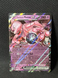 Team Rocket's Mewtwo ex 205 Sv: Scarlet & Violet Promo Cards Holo - Image 1