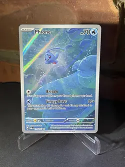Pokemon Phione Illustration Rare Card 175/167 Twilight Masquerade - Image 2
