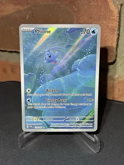 Pokemon Phione Illustration Rare Card 175/167 Twilight Masquerade - Image 3