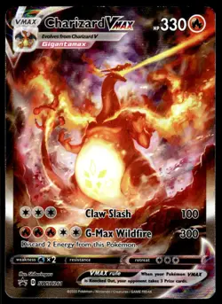 Pokemon TCG SWSH: Sword & Shield Promo Cards #SWSH261 Charizard VMAX LP - Image 1