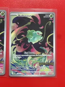 Pokemon TCG (2) Mega Evolutions Stamped Promo Card - Bulbasaur 133/132 - NM - Image 4
