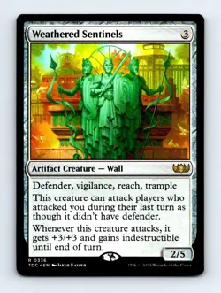 #336 2025 Tarkir: Dragonstorm Commander TDC _ Weathered Sentinels Rare - Image 1