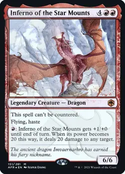 Inferno of the Star Mounts - Foil - Ampersand Promo Unique & Misc Promos Near Mi - Image 1