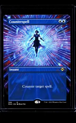 2021 MTG Magic The Gathering MH2 Modern Horizons 2 Borderless #308 Counterspell - Image 1