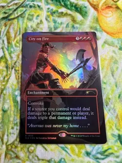 City on Fire (Foil) MTG: Secret Lair *Pack Fresh* - Image 1