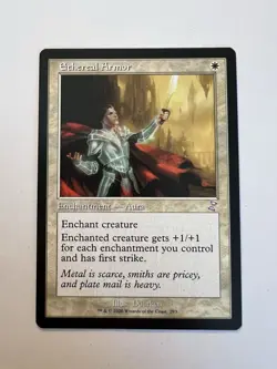 Ethereal Armor - RETRO FRAME - MTG Time Spiral Remastered - NM - Image 1
