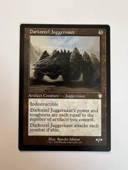 Darksteel Juggernaut - RETRO FRAME - MTG The Brothers' War: Commander - NM - Image 1