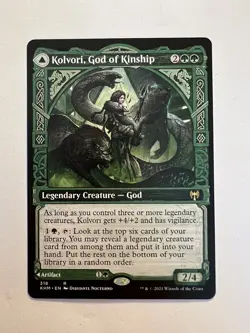 Kolvori, God of Kinship / The Ringhart Crest - SHOWCASE - MTG Kaldheim - NM - Image 1
