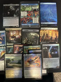 Lot Of Magic The Gathering Spider-Man NEW Set Rare Uncommon Holo Comic Fill Set - Image 1