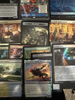 Lot Of Magic The Gathering Spider-Man NEW Set Rare Uncommon Holo Comic Fill Set - Image 3