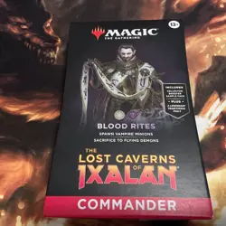 The Lost Caverns of Ixalan Commander Deck - Blood Rites MTG Brand New Sealed - Image 1