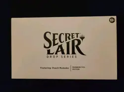 MTG Secret Lair: Featuring: Peach Momoko Rainbow Foil Magic the Gathering SEALED - Image 1