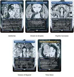 MTG Secret Lair: Featuring: Peach Momoko Rainbow Foil Magic the Gathering SEALED - Image 3