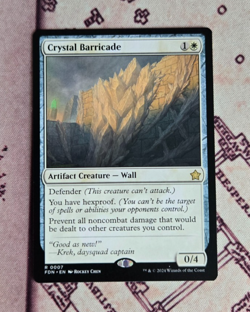 MTG Crystal Barricade Foundations NM - Image 1