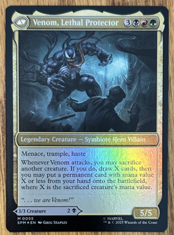 MTG Marvel Spider-Man, Eddie Brock / Venom, Lethal Protector - Foil - Image 2