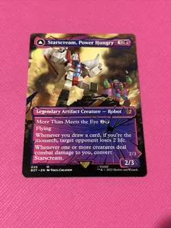 MTG Starscream, Power Hungry Starscream, Seeker Leader Transformers #020 - Image 1