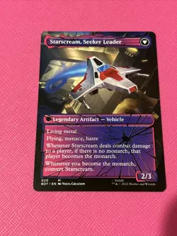 MTG Starscream, Power Hungry Starscream, Seeker Leader Transformers #020 - Image 2