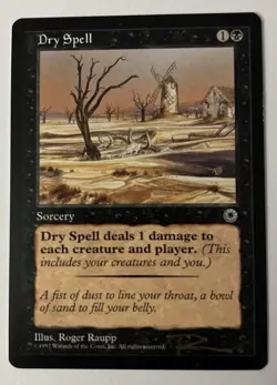 Signed ARTIST PROOF Dry Spell Roger Raupp MTG - Image 2